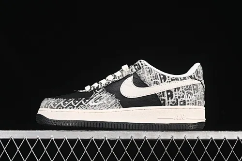 All categories Nk Air Force 1 Air Force series Nk Air Force 1 Low Air Force low top Nike Air Force 1'07 Low Dior joint pattern black and white hook Air Force 1 low top casual sneakers XS1958-581